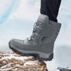 36-46 Winter Men's Plus Velvet High-top Outdoor Shoes Women's Large Size Hiking Shoes Plus Fur Warm Hiking Boots