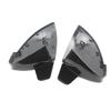 Sport Horn Look Black Rearview Mirror Cover Side Mirror Cap Accessories for Volkswagen VW Golf 8 MK8 VIII 8R R GTI GTE GTD 20-25