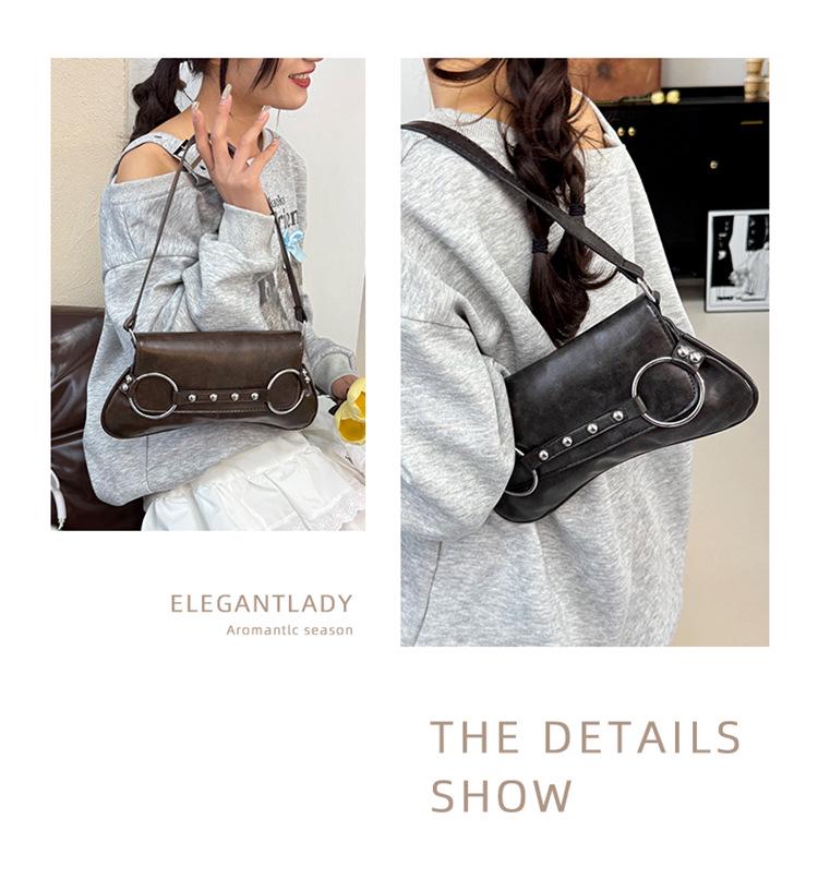Autumn 2025 Korean Fashion Women's Versatile Underarm Shoulder Bag - Trendy Hand-held Small Square Bag