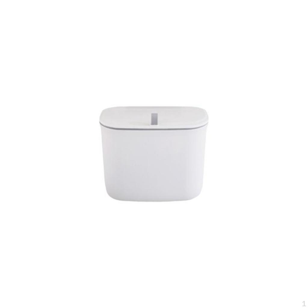 Hanging Trash Can, Large Capacity Waste Bin, Kitchen Cabinet, Space Saving Small