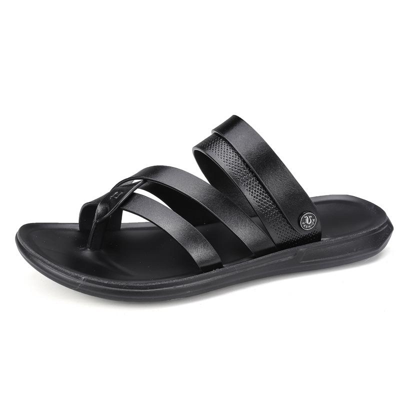 Cool Slippers Men's 2025 Summer New Beach Shoes Casual Driving Two Wear Pinch Feet Teenagers Wear Sports Sandals