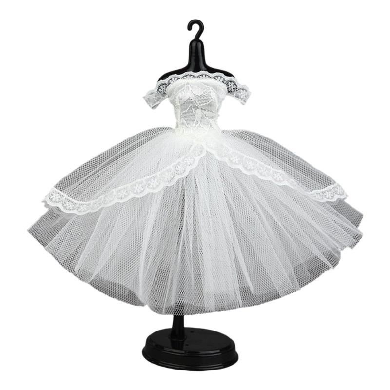 Elegant 1/6 Doll Dress Formal Ball Gown Outfit Soft Fabric For Ball Jointed Doll Fashion Dolls Dressingup Clothes