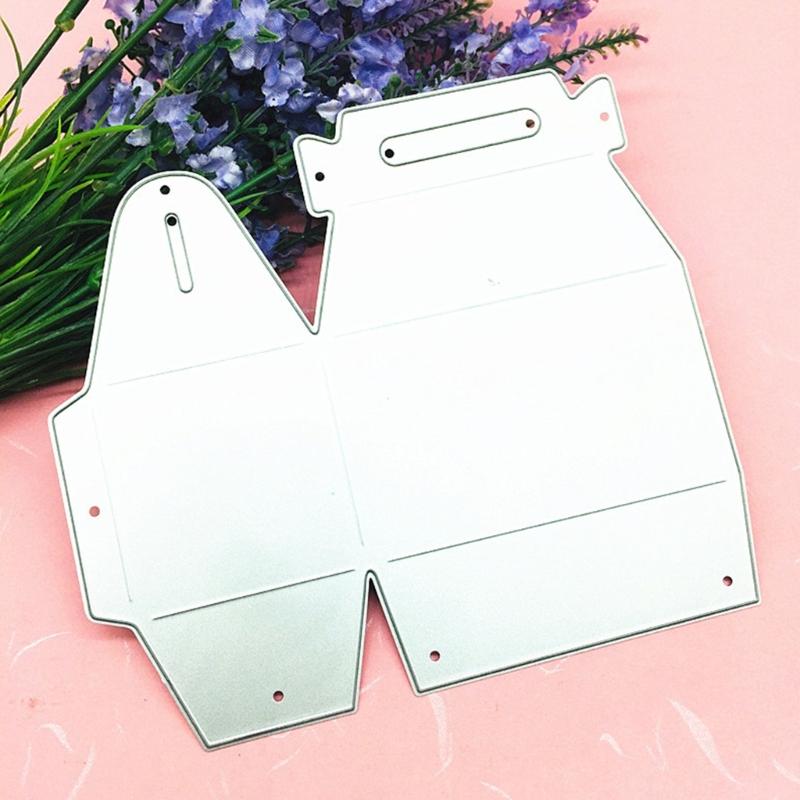 Box Prägestempel Ausstanzung Kohlenstoffstahl Stanzform für Kartenherstellung Scrapbooking Journal Album Metall Prägevorlagen