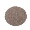 Mantel Redondo Trenzado Lavable Algodón Lino Resistente al Calor 30/35/38cm Mantel Individual de Mesa Para Cocina Navidad Mesa de Comedor Decoración de Fiesta