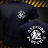 New Sapeurs Pompiers Paris France Firefighter Fire Department Brigade T-Shirt Summer High Quality Men Printing On T Shirts