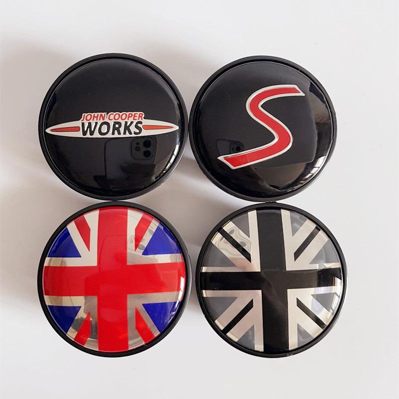

4 шт./компл., 54 мм, колпаки для центральной ступицы колеса автомобиля, наклейка с эмблемой для Cooper S JCW One R55 R56 R60 R61 F54 Clubman Countryman