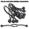 5/30Pcs Outdoor Elastic Ball Rope Bungee Cords Portable Tent Fixing Tarpaulin Awning Canopy Heavy Duty Tarp Tie Down for Shelter Cargo