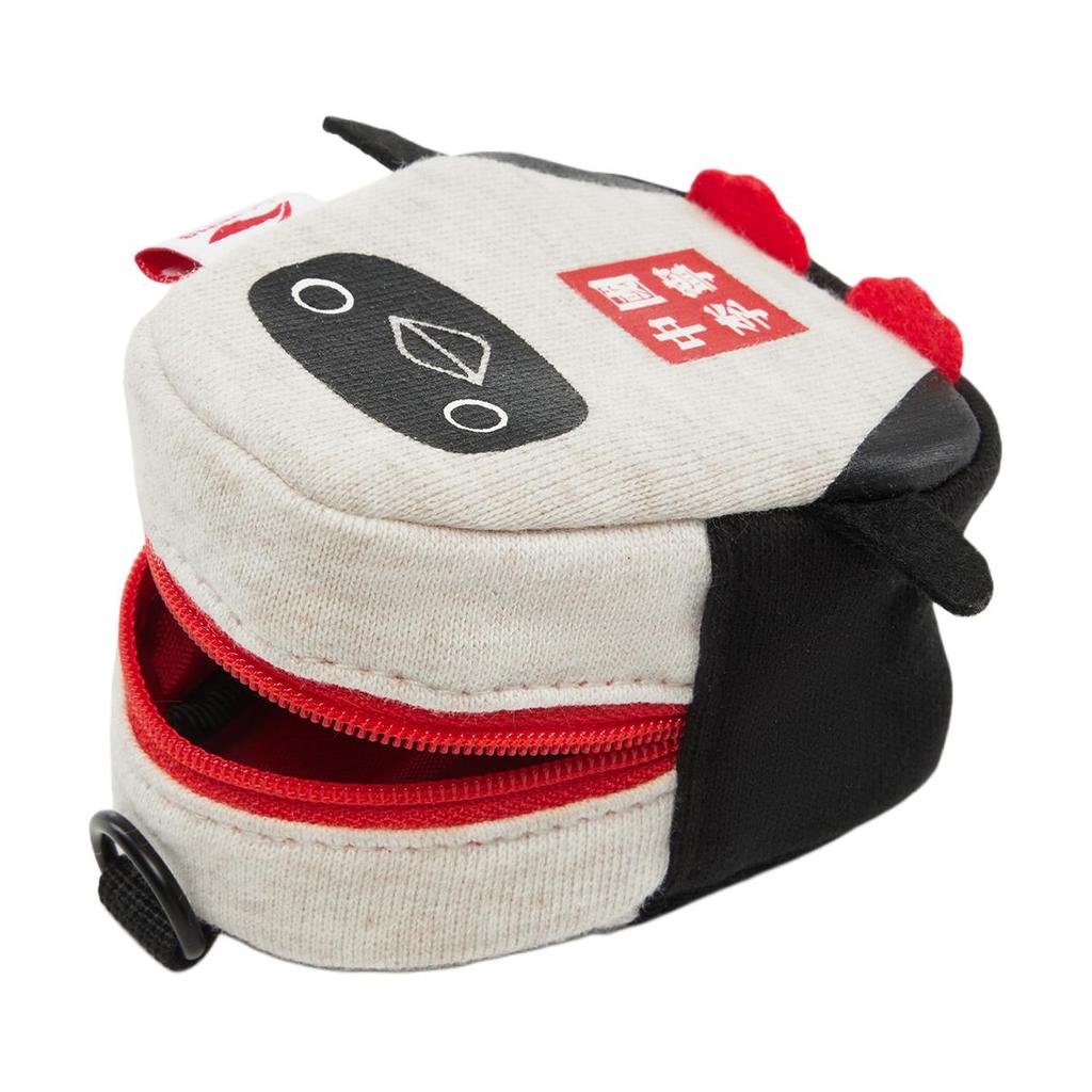 New LiNing CHUMS Collaboration Cotton With Polyester Wallet Coin Purse Unisex Heather Gray ABLV011-1