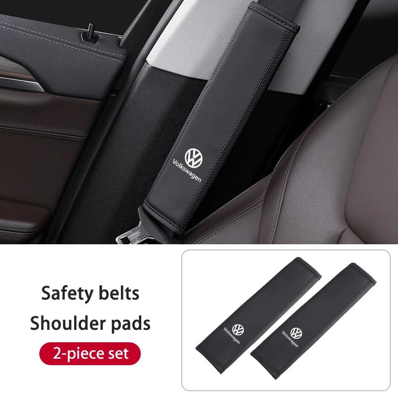 VW GTI GOLF 2026 Hot For VW VOLKSWAGEN For Volkswagen VW Adjustable Lengthen Car Seat Belt Cover Shoulder Padding Pad Scirocco J