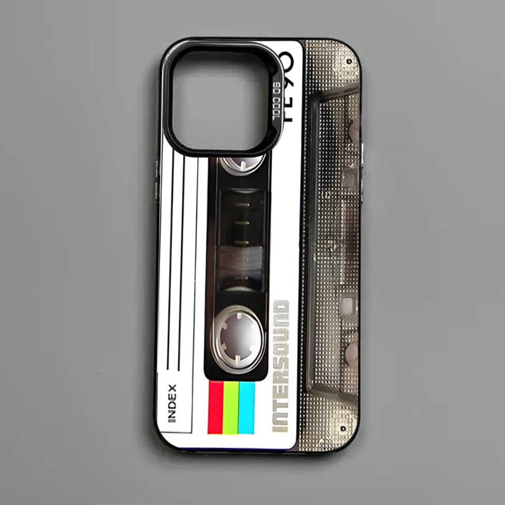 Vintage Cassette Tape Retro Style Phone Case For IPhone 17 Air 16 e 15 14 13 12 11 Pro Max Plus Mini SE 2020 2022 Anti Fall