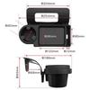 Door Panel Hook Type Multifunctional Storage TYPE2 Drink Holder Phone Case Black Car Accessories Car Interior Storage Car Interior Storage General