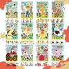36 PCS Farm Animal Stickers Sheets, Make-a-face Sticker, Make Your Own Stickers for Kids Farm Themed Party Favors Supplies Craft Birthday Gift for