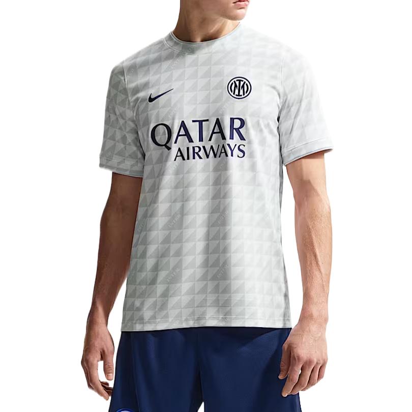 Nike Dri-FIT Soccer Inter Milan Comfortable Short Sleeve Skin-Friendly Pre-Match Jersey Player Version Men jersey II3114-101 S