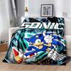 2026 New S-Sonic H-Hedgehog Flannel Blanket for Winter Warmth, Soft Sofa Cover, Bedding, Draped Blanket, Boys and Girls Gifts
