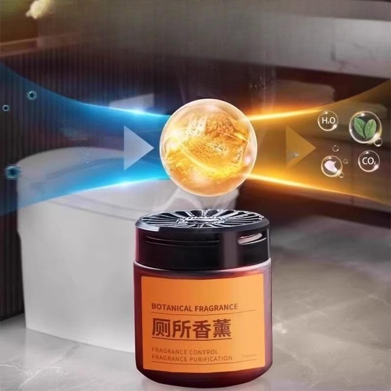 Toilet Aromatherapy Deodorizing Solid Perfume, Air Freshener, Bathroom Aromatherapy Removes Odors and Leaves A Lasting Fragrance