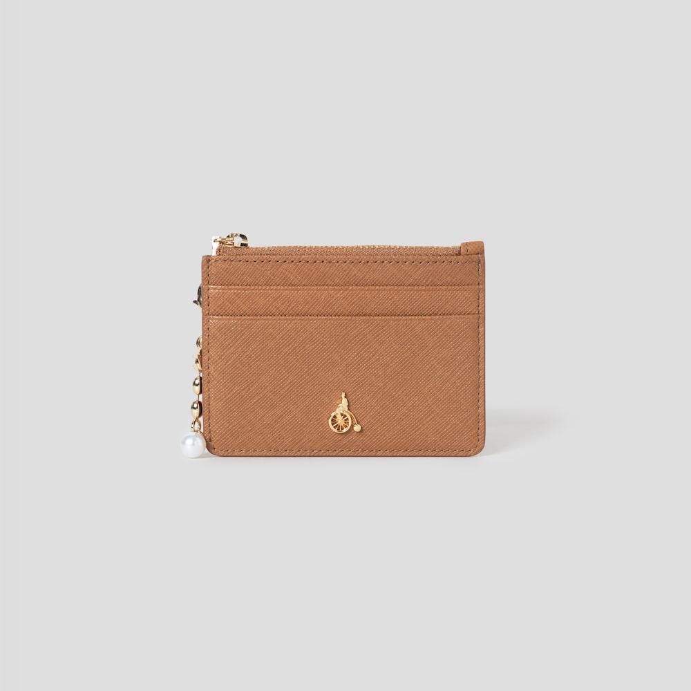 Beanpole Accessory Lucy Zipper Card Wallet - Brick