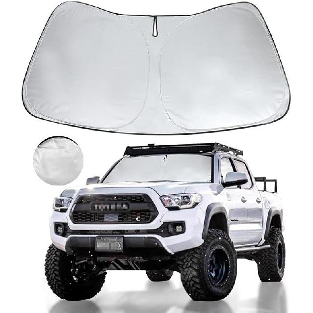Windshield Sun Shade Fit 2025 2024   - Toyota RAV4 Prime LE Hybrid XLE XLE Premium Adventure TRD Off Road Front Window Sunshade Accessories SUV Sun