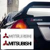 ABS Car 3D Metal Letter Logo Badge Sticker Styling Decals For Mitsubishi 9 X ASX L200 Colt Outlander Pajero Lancer Eclipse Cross