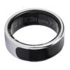 Smart Ring Sports Sleep Monitoring Gesture Control Stainless Steel Health Tracker Ring with Display Screen 8 Diameter: