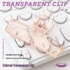 Transparent Acrylic Bulldog Clips for Documents and Tickets - Stylish, High-Value for Students and Office Use