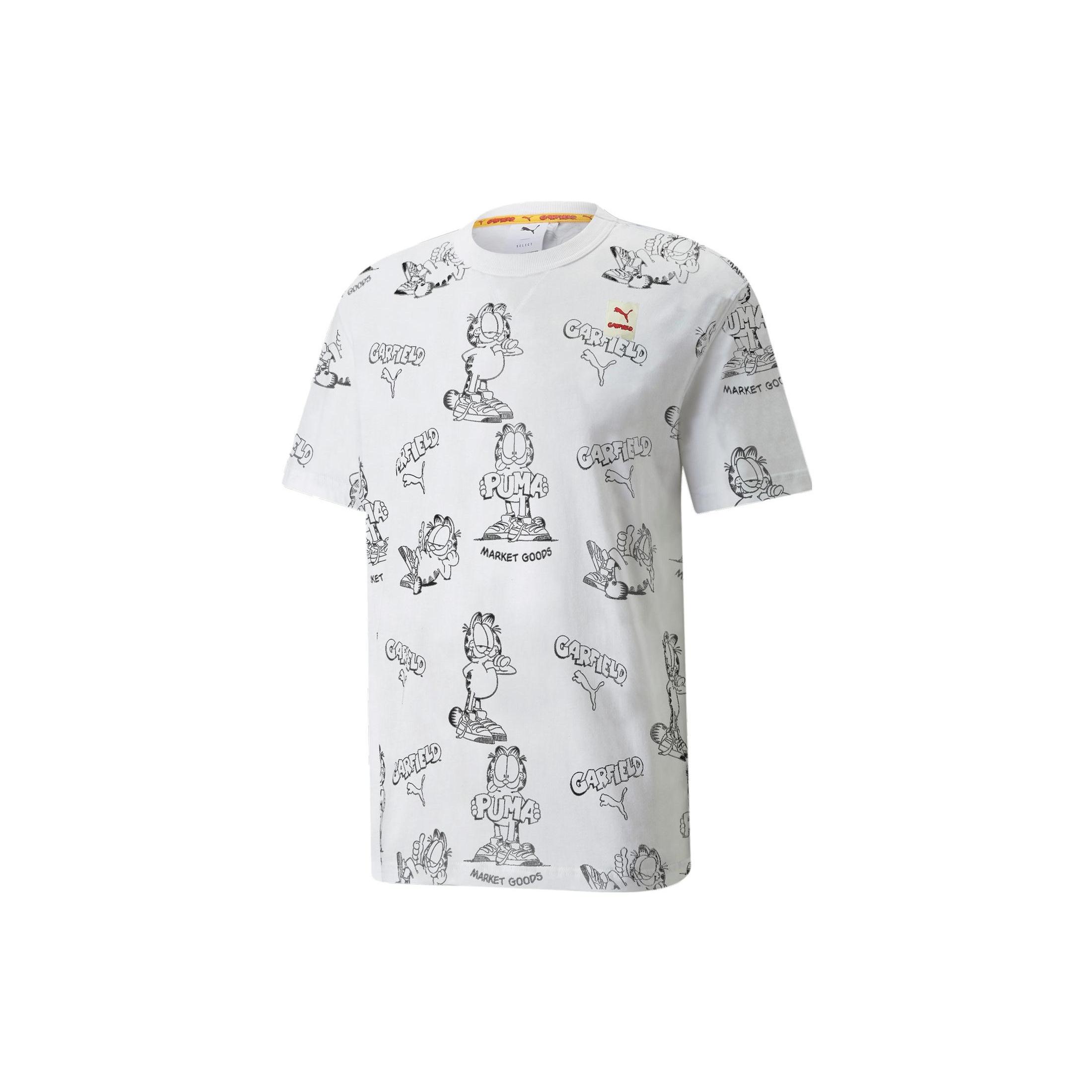 PUMA x GARFIELD Printed Tee White Men s 534434-02 XS
