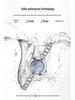 Gedi Luxury Mother-Daughter Mother-of-Pearl Quartz Watch with Alloy Bracelet – Waterproof and Exquisite Design