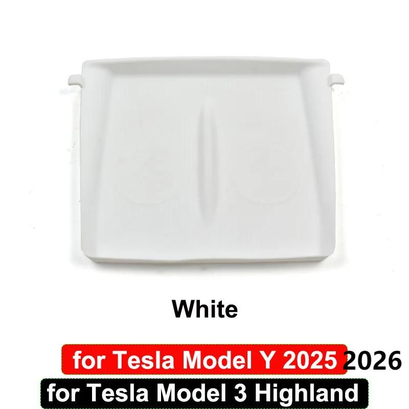 Für Tesla Model Y Juniper 2025 2026 Kabelloses LadePanel Pad Model 3 2024 Anti-Rutsch-Kissen Handy-Laden Anti-Rutsch-Matte