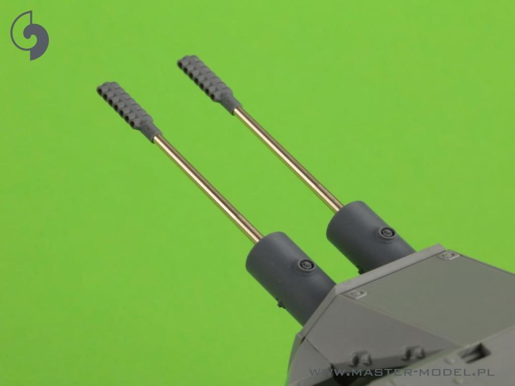 Master Model WW2 German Flakpanzer Kugelblitz MK103 3cm Machine Gun Barrel with Armored Sleeve Plastic Model Parts 1/35 IV/Flakpanzer V/Flakpanzer