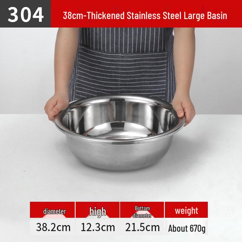 

Multi-purpose Stainless Steel Deep Basin