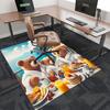 1pc Teddy Bear Breakfast Scene Chair Mat - Anime Cartoon Design Office Chair Pad with Fruit Pancakes and Ocean View for Home Decor, Suitable for All S