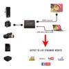 4K HD Video Capture Card USB Loop 2.0 Cards Live Streaming Video Recording