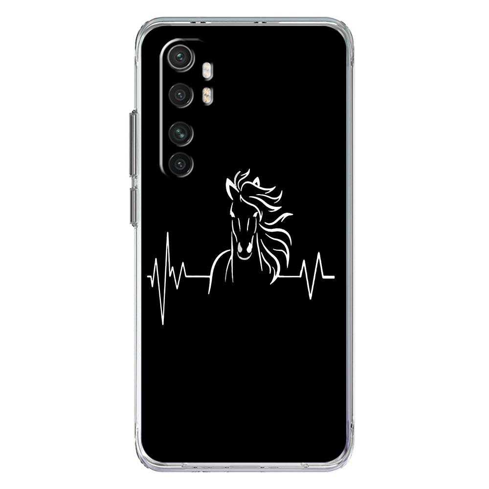 Animal Art Horse Phone Case For Xiaomi Poco X5 NFC X3 F5 F4 F3 M3 14 13T 12T 12 13 Lite 11 Ultra Mi 10T 5G 11X Pro Clear Cover