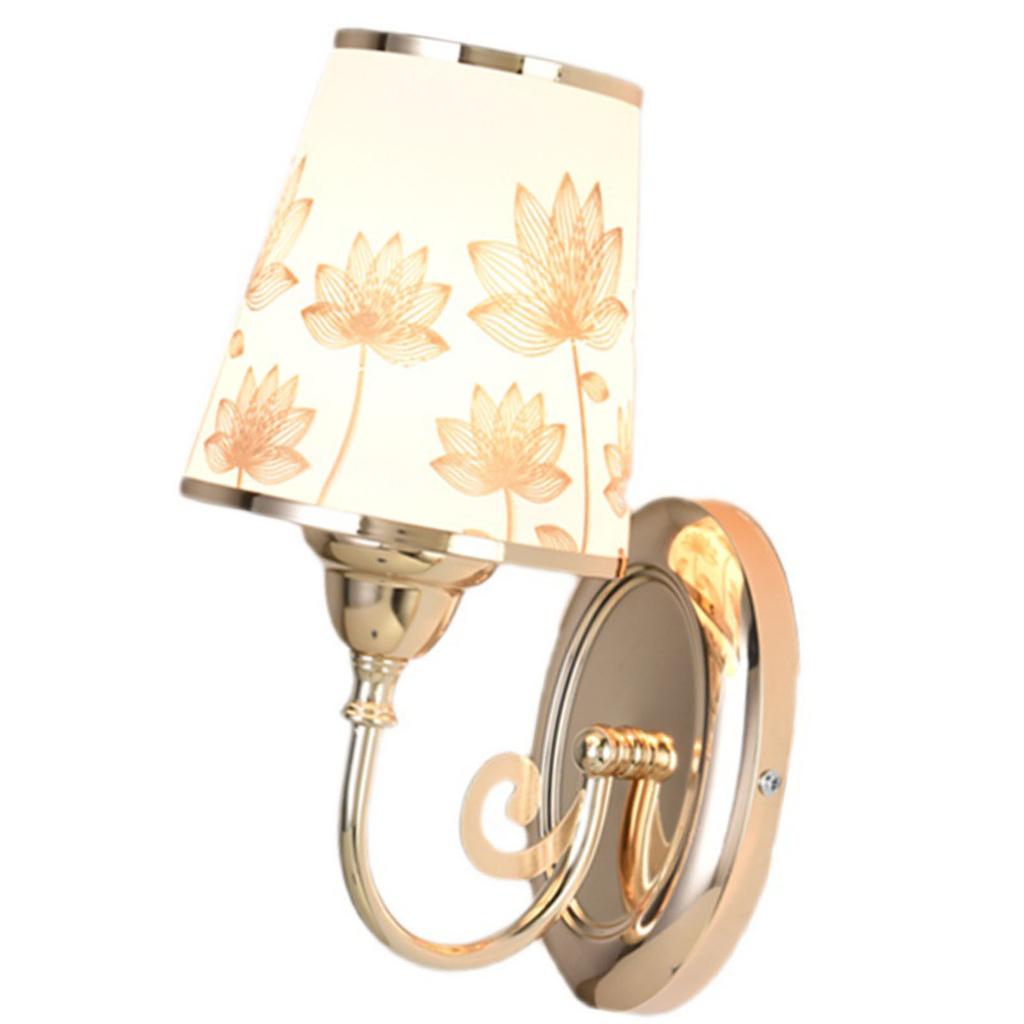 LED Wandleuchte für Nachttisch Modern Stilvoll Metall Warmes Licht Wandlampe mit Schaltersteuerung für Schlafzimmer Wohnzimmer