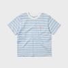 Disisneverthat Striped W Tee White