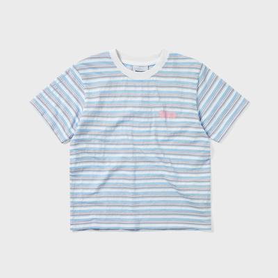 Disisneverthat T-shirt rayé W Blanc