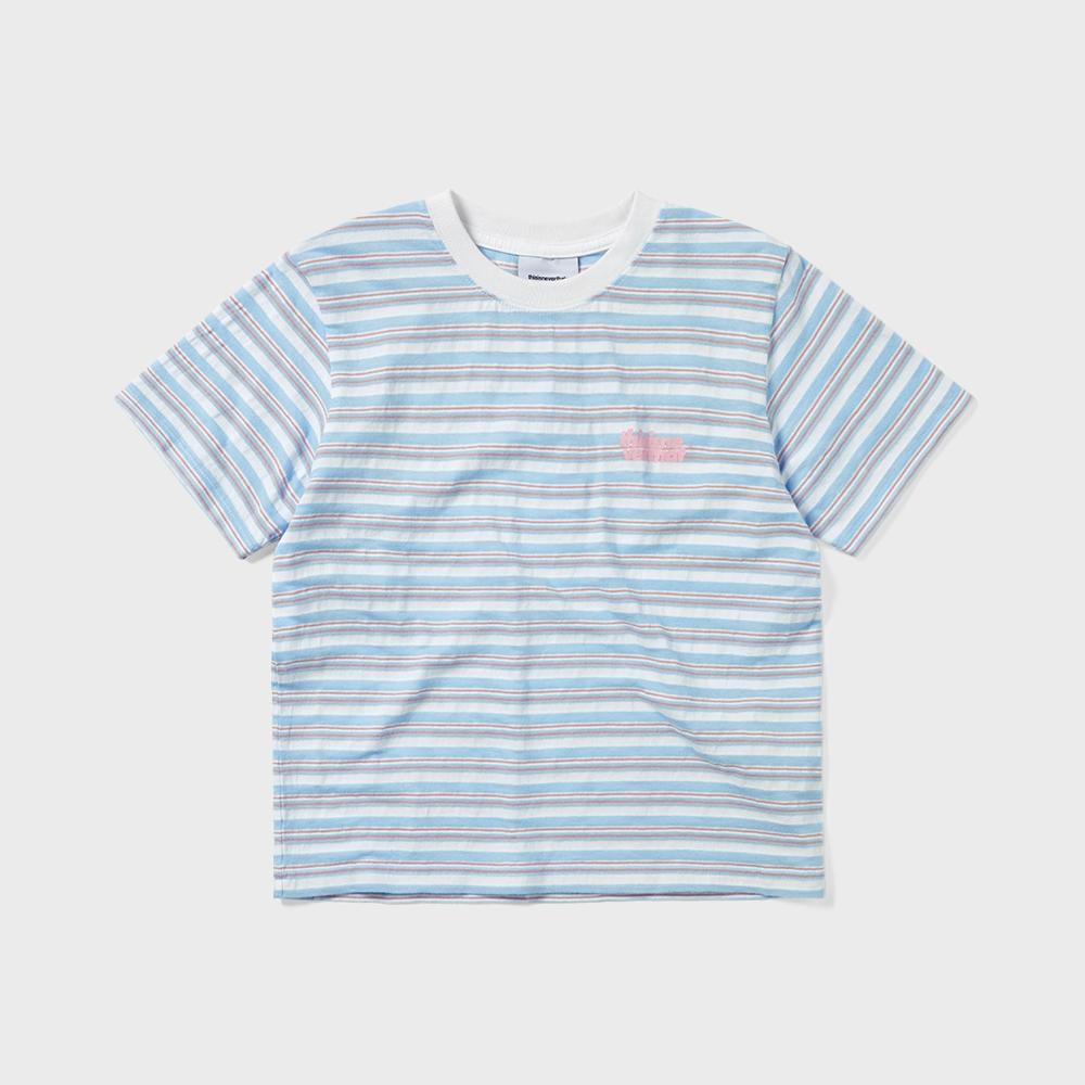 Disisneverthat Striped W Tee White S