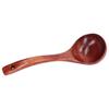 Smooth Burr-free Serving Ladle Solid Wood Cooking Spoon Not Scratch Cookware Soup Spoon  Home