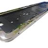 1Pcs Standard License Plate Stainless Steel Metal Frame Cover Ru Ua Eu Number Plate Holder Black License Plate Holder Mount
