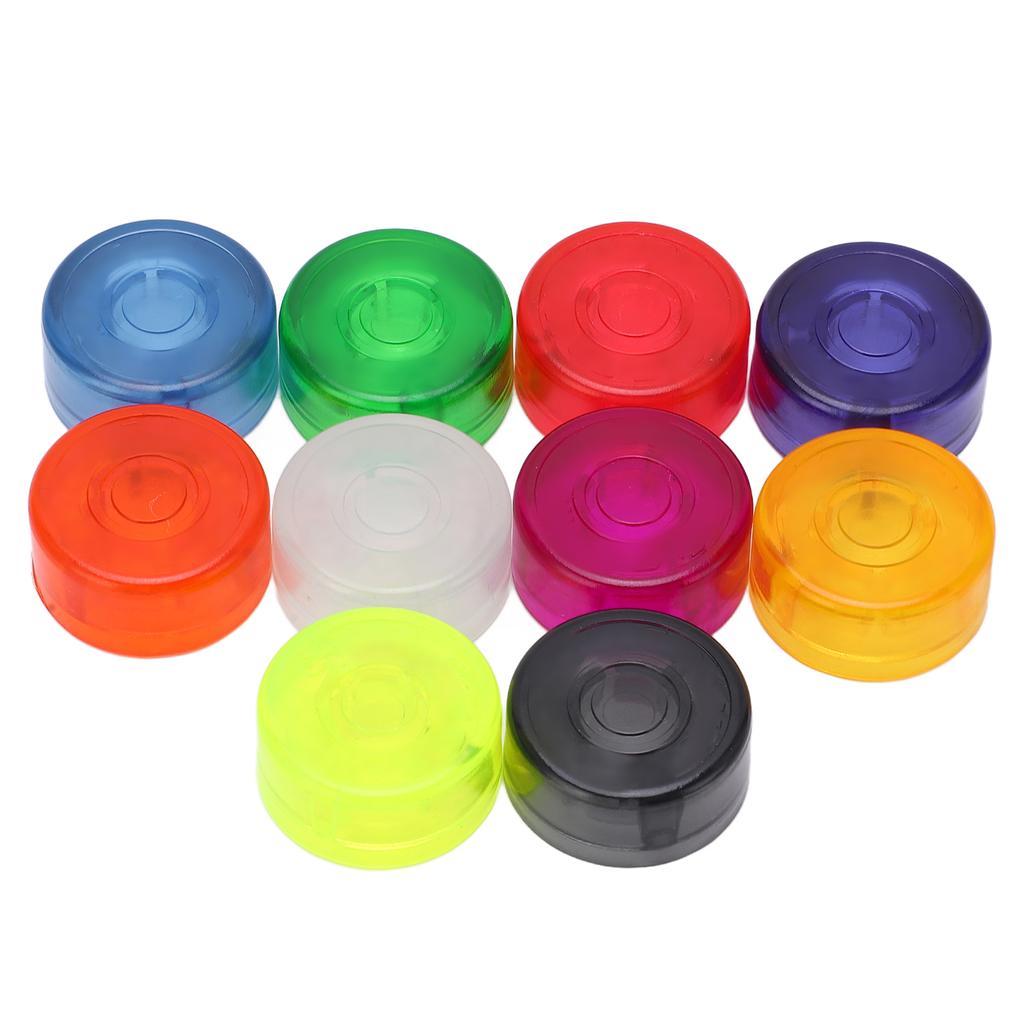 10Pcs Guitar Effect Footswitch Topper Plastic Effect Pedal Protection Caps Guitar Accessories