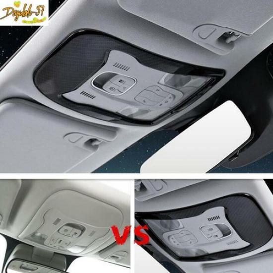 ABS Carbon Fiber Front Reading Light Lamp Cover Trim For 2015- Jeep Renegade