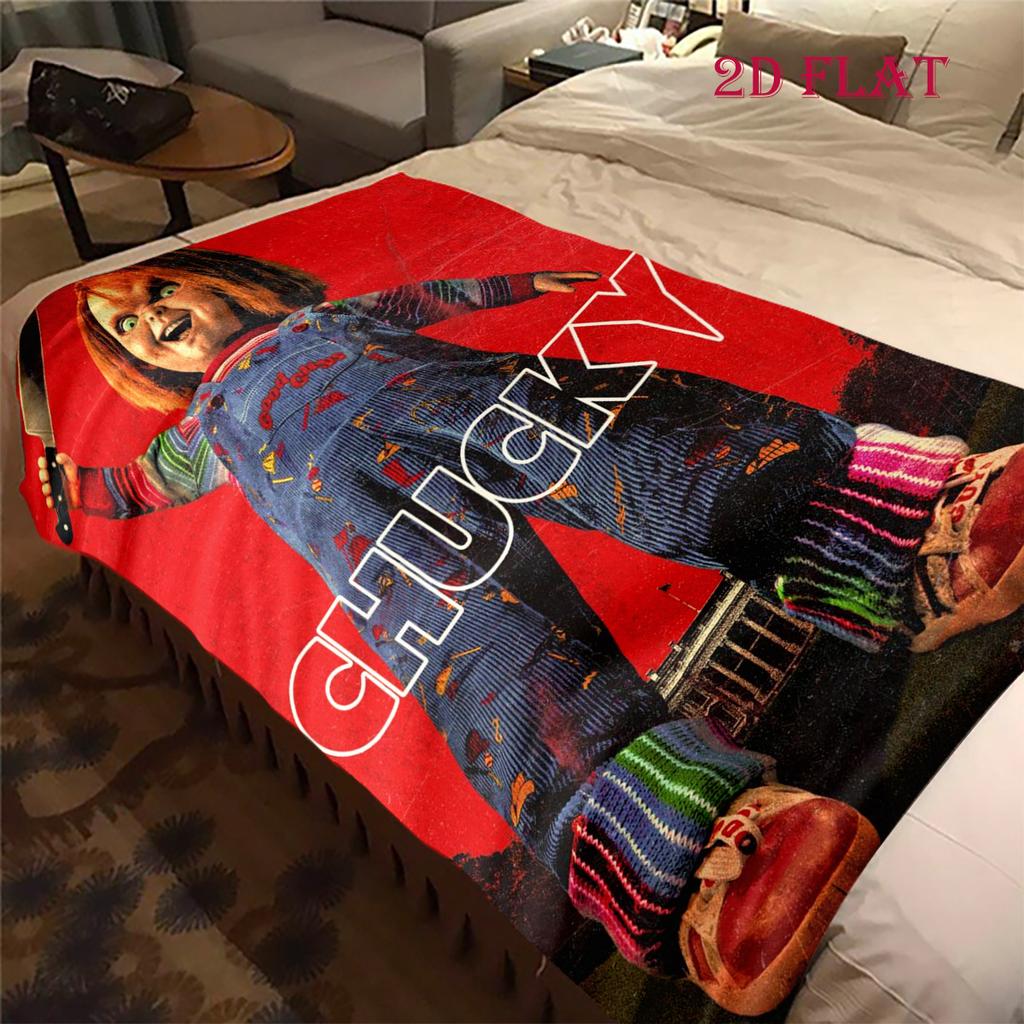 Chucky's Deadly Return blanket Soft and comfortable Home Decor Outdoor plush blanket bedroom Christmas gifts