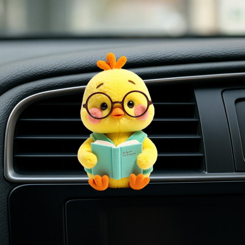 2D Acrylic Perfume Diffuser Car Air Freshener Clip Car Air Conditioning Vent Decoration Car Interior Aromatherapy Clip