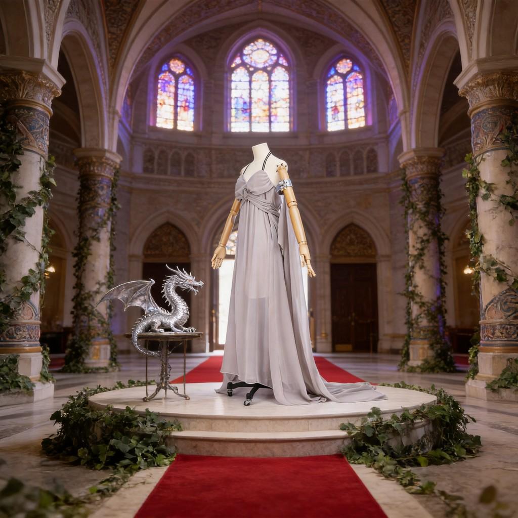 Game Of Thrones Daenerys Long Dress Cosplay Costume For Halloween And Anime Role Play
