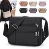 Bolso bandolera de moda para mujer, bolso de mensajero, bolso de mano de nailon impermeable para mujer