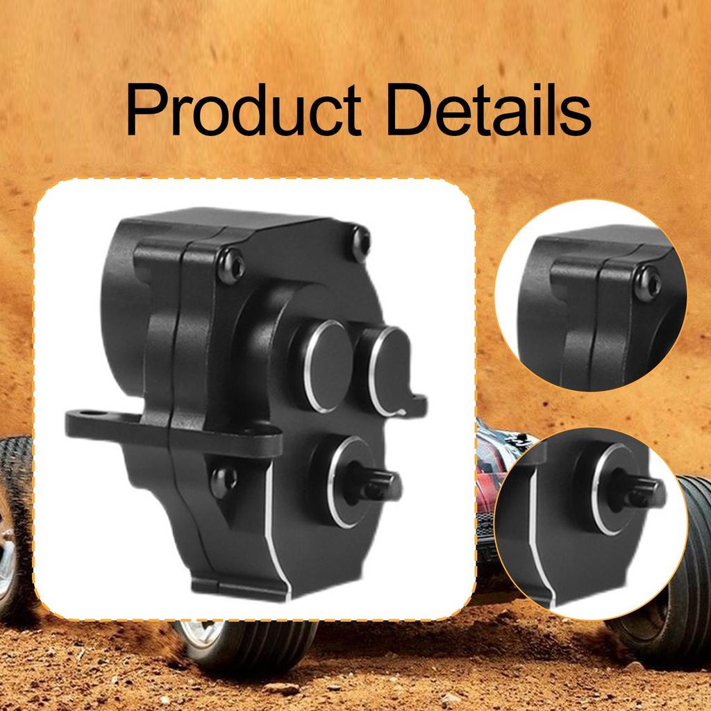 1/18 RC Car Transmission Housing and Gear Set Case Gearbox for TRX4M