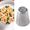 1Pcs Stainless Steel  Tulip Icing Piping Nozzles Pastry Decorating Tips Cake Cupcake Decorator Rose