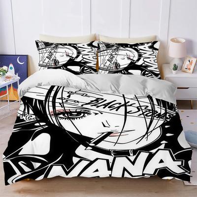 Blast Osaki Nana Smoking Comic Duvet Cover Set Soft Wash Bed 3 Piece Summer Comfortable Student Dormitory Home Baby Bedding Best