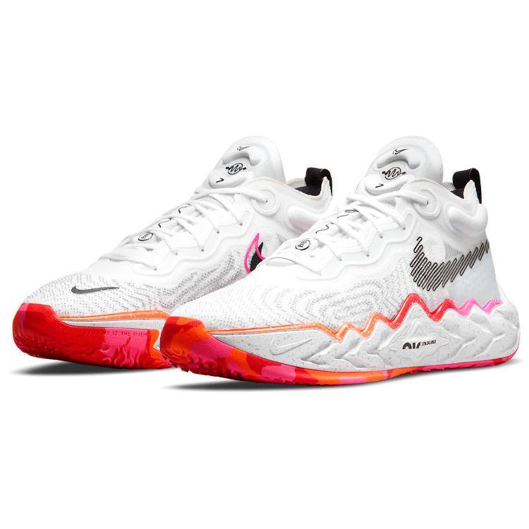 Nike Air Zoom GT Run EP Rawdacious Unisex Sneakers White Black Bright-Crimson DA7920-106