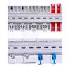 Control Cabinet DIN Rail Aluminum Mounting Bar for Electrical Component Support, Distribution Cabinet Use, 10 Piece