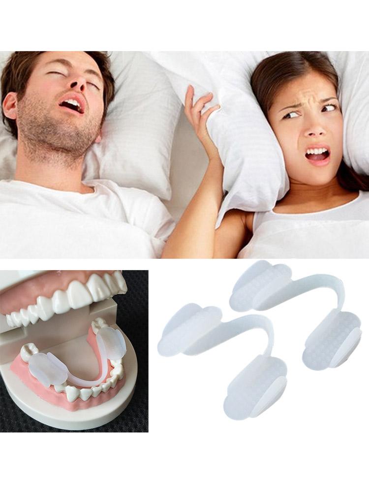 2Pcs Dental Mouth Guard Soft Night Anti-wear Pads Universal Anti-wear Silicone Tooth Pad for Grinding Clenching Teeth At Night